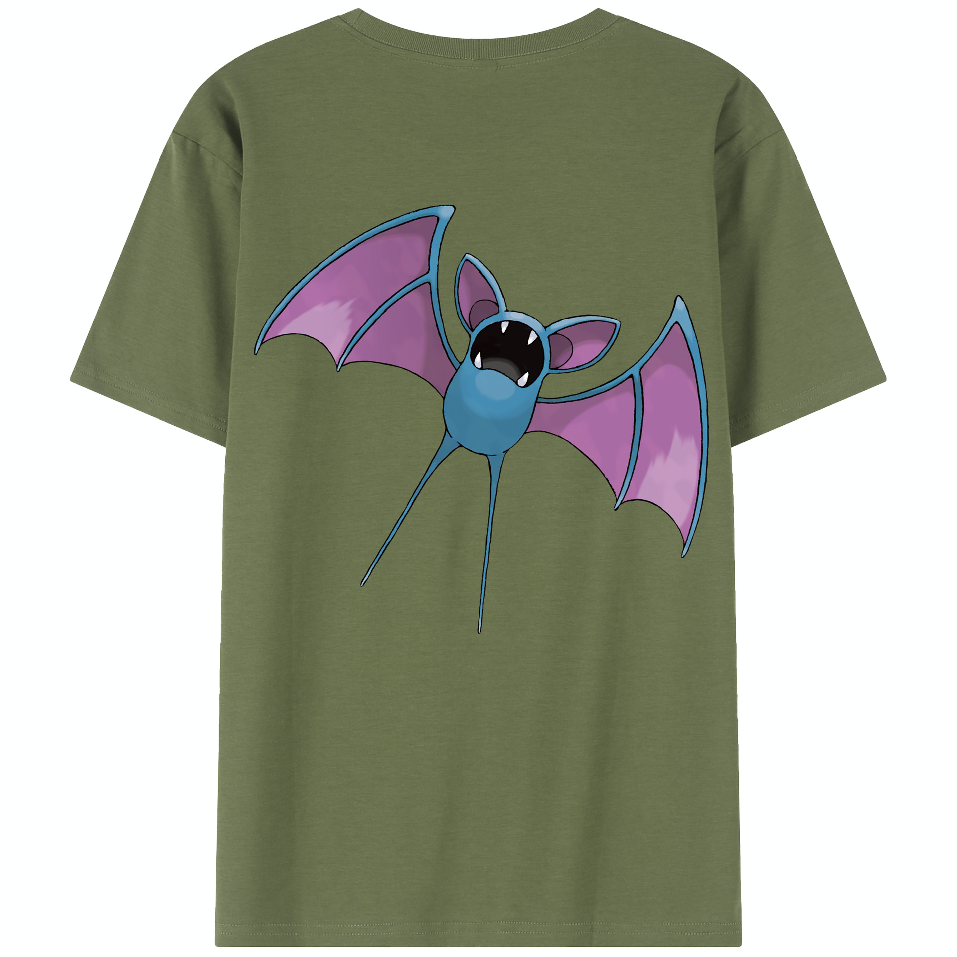 （画像用） ポケットモンスター Pokémon 綿100％半袖Tシャツ（背面プリント）